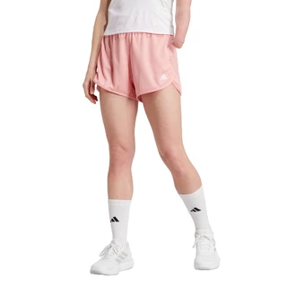 adidas Gym & Training กางเกงขาสั้นผ้าถักเอวสูง Pacer Essentials ผู้หญิง สีชมพู IX1025