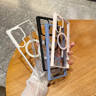 AK Magnetic Matte For Samsung A17 A07 A57 S25 S24 S26 Ultra แบบผิวด้าน S23 S22 S21 Ultra A06 A16 A26 A36 A56 A54 A35 A55