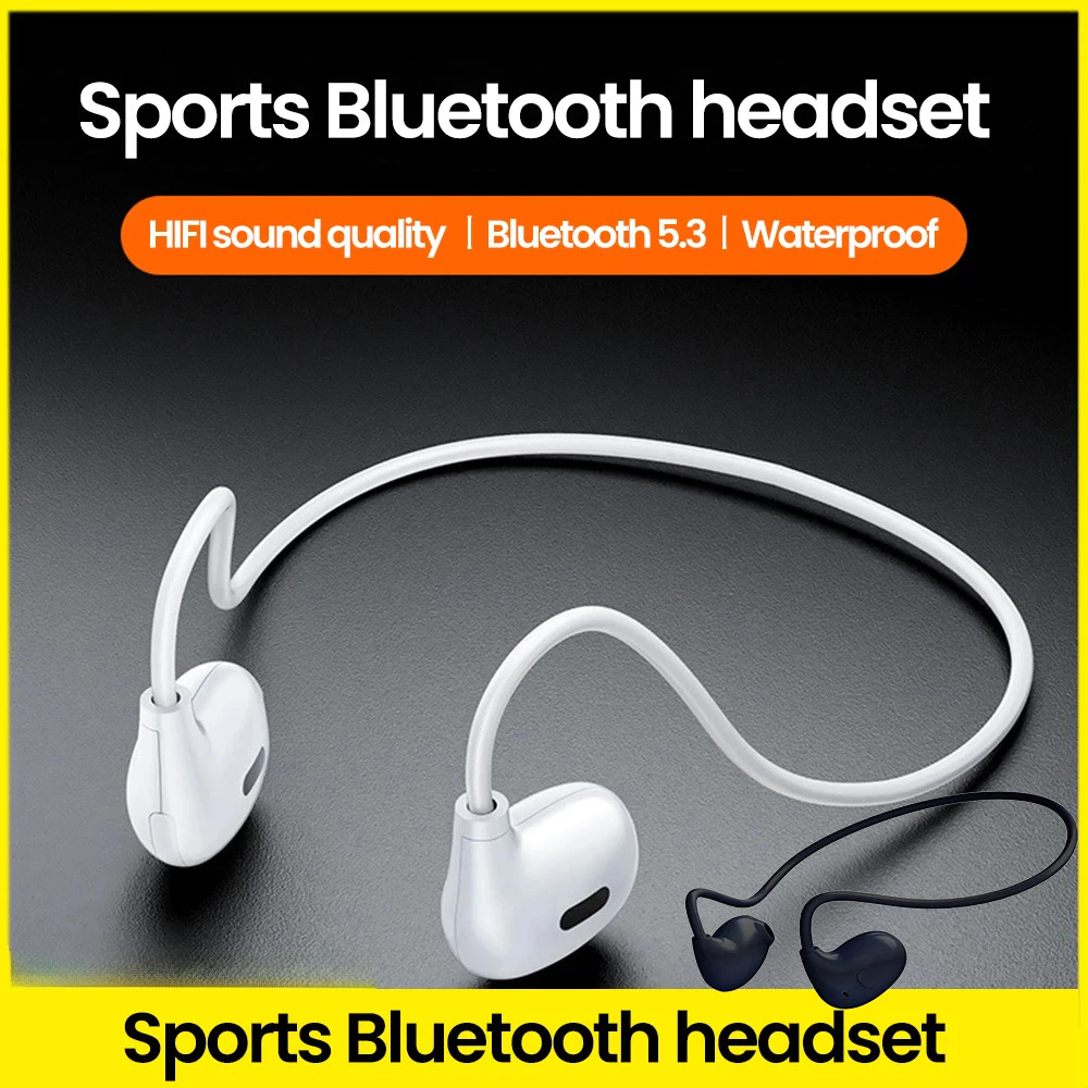 Elough VV4 Gaming E-Sports OWS ชุดหูฟังบลูทูธด้านหลังแบบแขวน Air Conduction กีฬาไม่อินเอียร์ชุดหูฟังกีฬาไร้สายแบบครอบหู