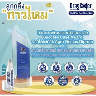 ลูกกลิ้งกาวไหม Dragkooler ทาหลังยุงกัด ลดคัน ลดแดง ลดบวม ใช้ได้ทุกคนในครอบครัว ลูกกลิ้งกาวไหม