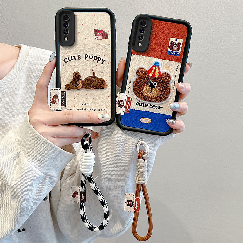 เคส samsung a50 เคส samsung a50s a30s เคสโทรศัพท์ลายหนังปักลาย