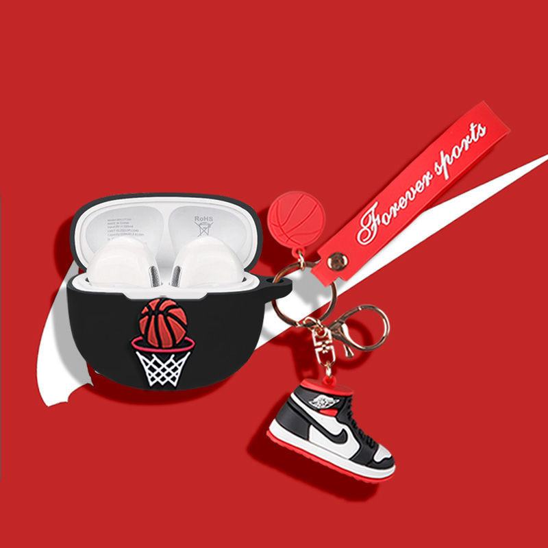 เหมาะสําหรับ QCY AilyPods เคสป้องกันชุดหูฟังบลูทูธไร้สาย QCYAilyPods ชุดหูฟังการ์ตูนเคสแบบนุ่ม