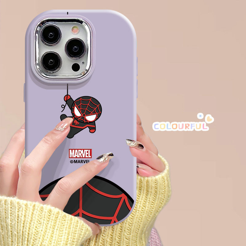 น่ารักQ-รุ่นSpiderสําหรับOPPO A15 A15S A16K A16E A16 A16S A17 A17K A1K A31 A8 A36 A76 A96 A38 A18 A5