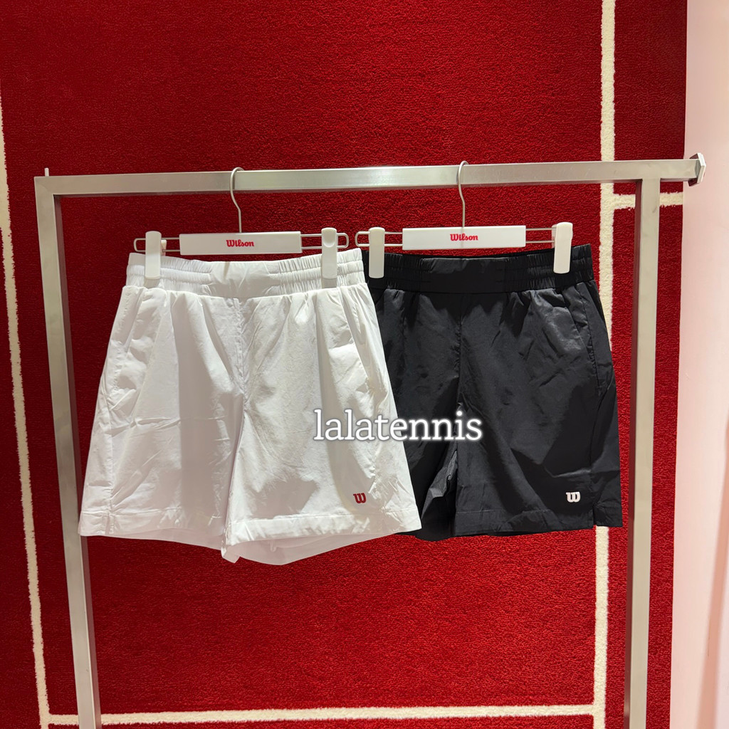 Wilson tennis series กางเกงขาสั้นกีฬาสำหรับผู้ชายและผู้หญิง ยืดหยุ่น น้ำหนักเบา แห้งเร็ว