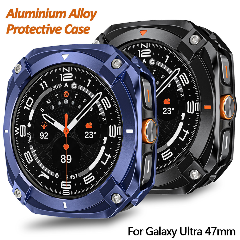 อลูมิเนียมอัลลอยด์ป้องกันกรณีสําหรับ Samsung Galaxy Watch Ultra 47 มม.ฝาครอบโลหะสําหรับ SAMSUNG ULTRA 2025 ป้องกันหน้าจออุปกรณ์เสริม