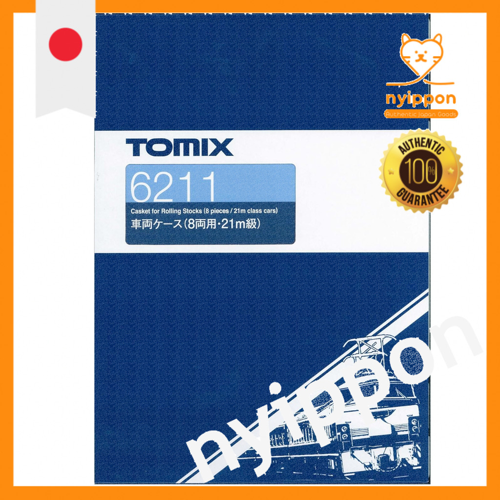 TOMYTEC TOMIX N Gauge Vehicle Case for 8 Cars 21m Class 6211 Railway Model Supplies
