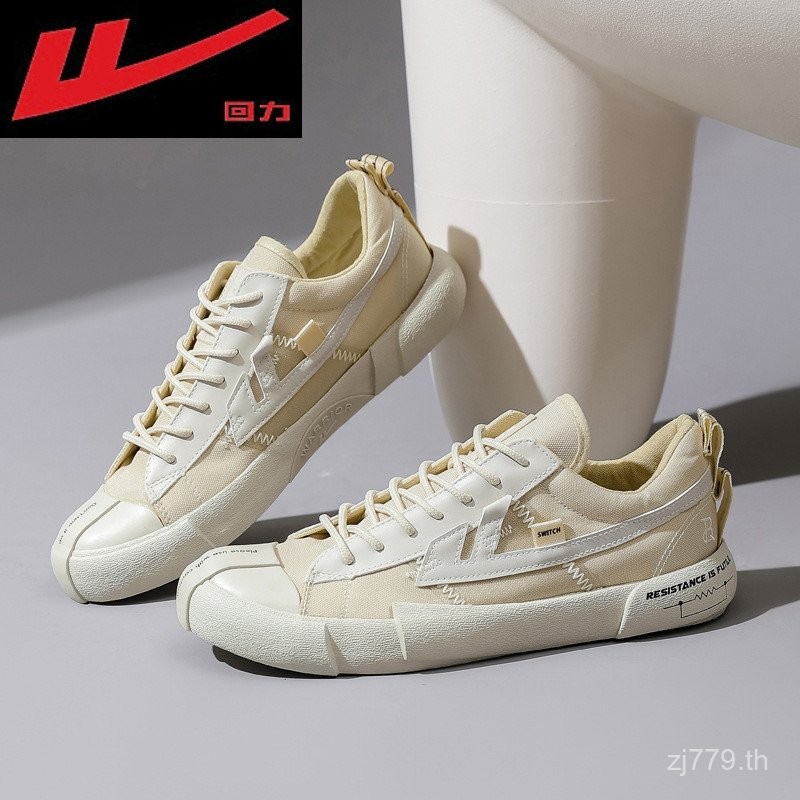 รองเท้าผู้ชาย Warrior Warrior Power ยอดนิยม ซีรีส์ Warrior OW รุ่นลิมิเต็ด เอดิชั่น ผ้าใบ รองเท้าผ้า