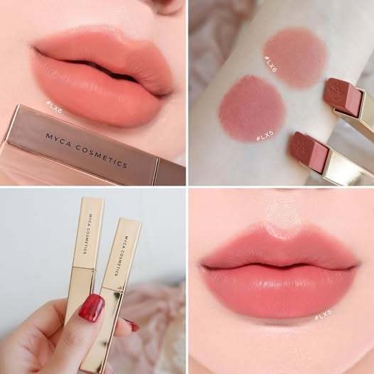 MYCA [ของแท้100%] MYCA LURE LUXE COLLECTION ลิปสติกสีนู้ด ไมก้า ลัวร์ ลักซ์ คอลเล็คชั่น ลิปไมก้า ลิปสติกเนื้อกำมะหยี่