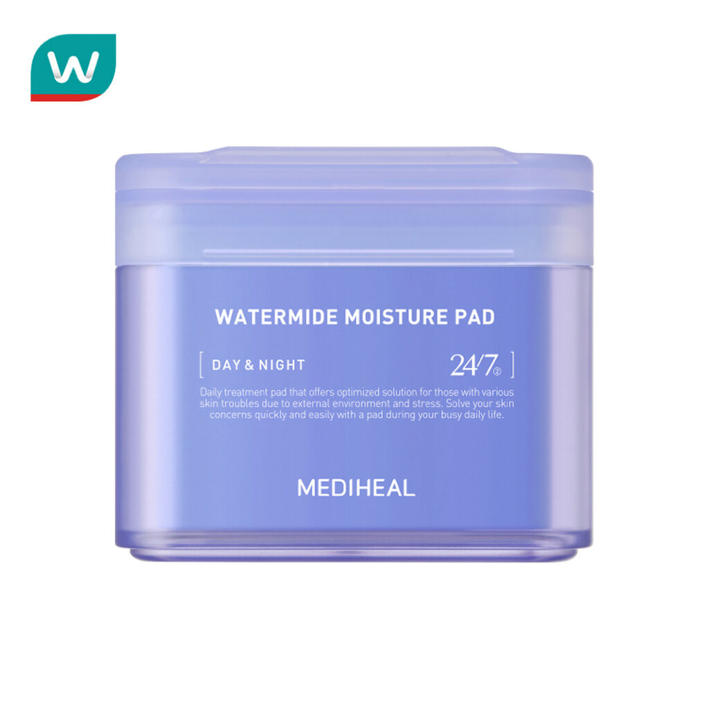 Mediheal เมดิฮีล วอเตอร์ไมด์ มอยส์เจอร์ แพด 100 แผ่น บำรุงผิวเฉพาะจุด ชุ่มชื้น เติมน้ำให้ผิว