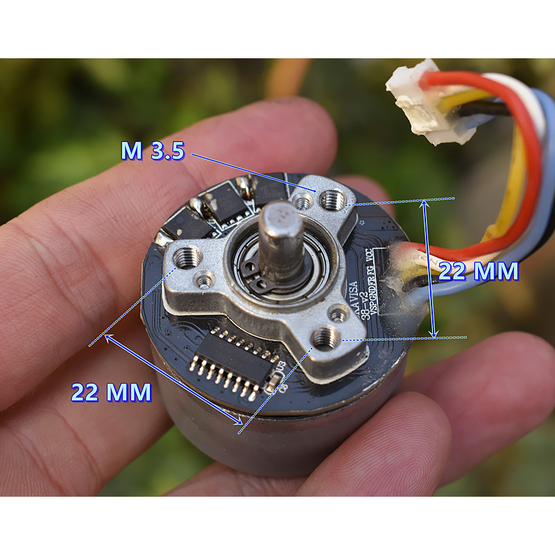 DC12V เมมเบรนเสริม Spear มอเตอร์ไร้แปรง TY3816B Micro รองรับไปข้างหน้าและย้อนกลับ PWM มอเตอร์ควบคุมความเร็ว ราคา ถูกที่สุด ดีลบีเคเค แกลเลอรีภาพที่ 3