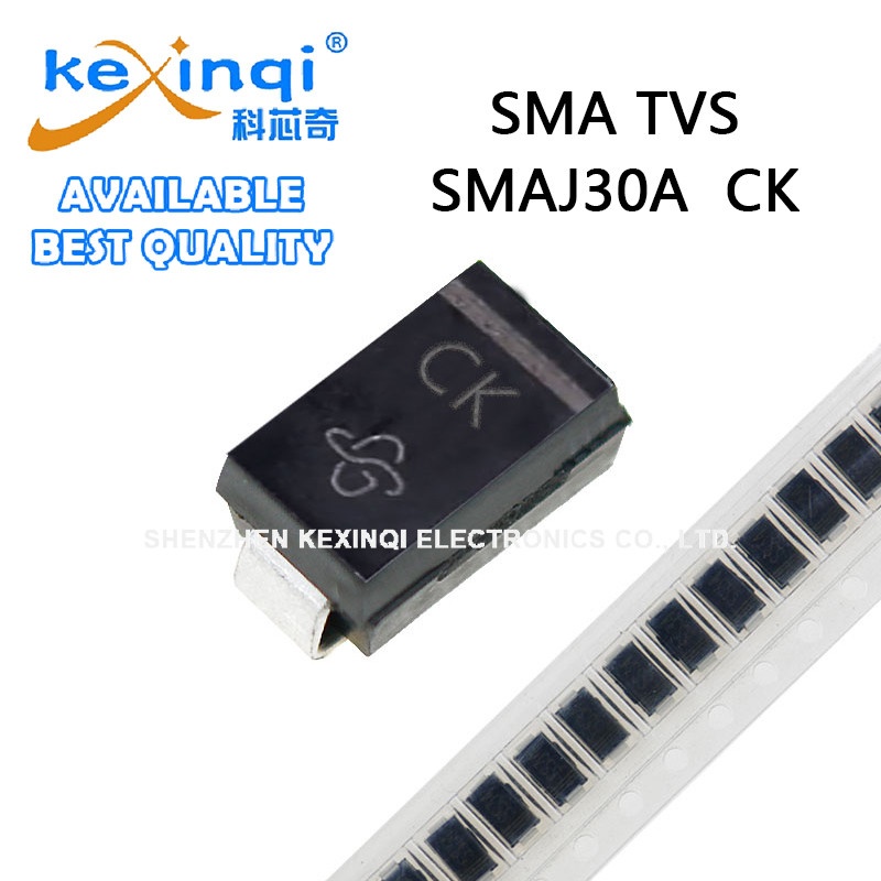 (20-100 ชิ้น) SMAJ30A CK SMA TVS ไดโอด SMD ไดโอดสนับสนุนแรงดันไฟฟ้าทิศทางเดียว