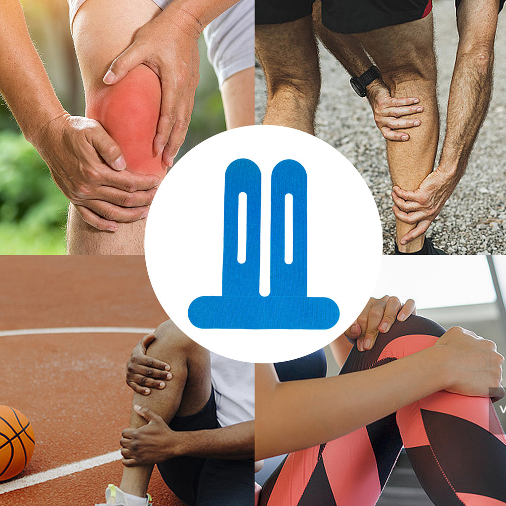 1/3/5/10 ชิ้น Precut Kinesiology เทปบรรเทาอาการปวดเข่า, เทปกีฬายืดหยุ่นระบายอากาศ, รองรับกล้ามเนื้อสำหรับวิ่ง/ฟิตเนส/นวด - รูปที่ 6