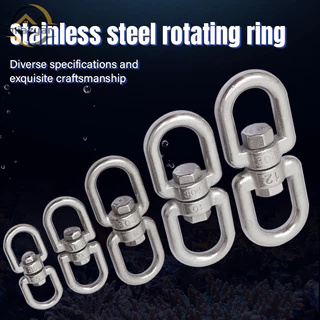 😍COD😍ลูกหมุนสแตนเลส ลูกหมุน ห่วงคลาย ห่วงหมุน ข้อต่อโซ่ stainless โซ่ล่ามหมา หนา M4 M5 M6 M8 rotating ring