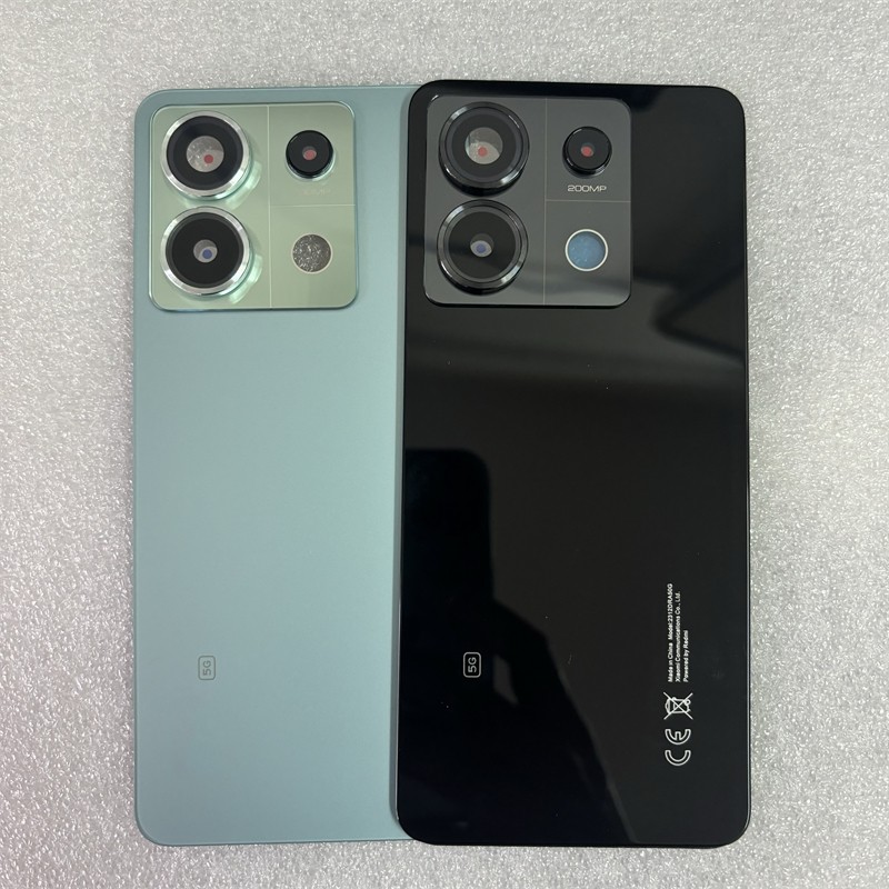 สําหรับ Xiaomi Redmi หมายเหตุ 13 Pro 5G ฝาครอบแบตเตอรี่กระจกด้านหลังแบตเตอรี่ประตูอะไหล่สําหรับ 2312