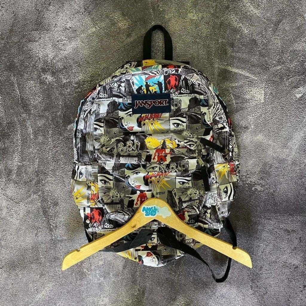 Backpack Bag SCHOOL Bag Jansport Bag - กระเป๋า Jansport ล่าสุด - New Jansport Comic Backpack