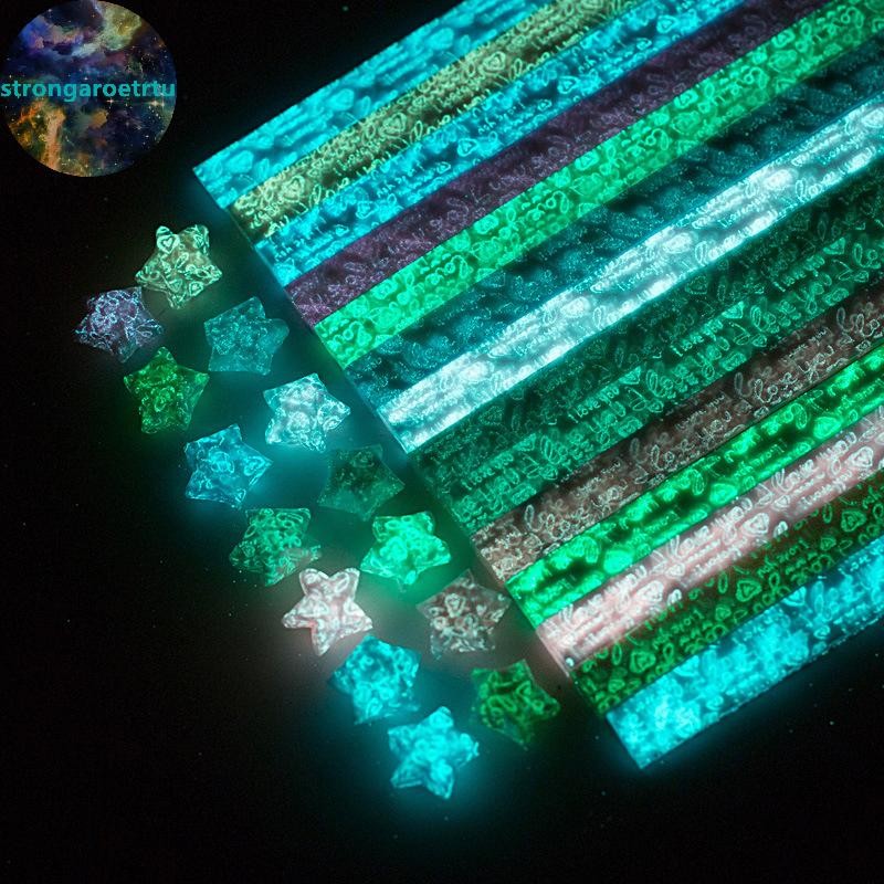 Strongaroetrtu 210 แผ่น Origami กระดาษดาวน่ารักพับกระดาษ Lucky Star Origami Star แถบกระดาษสําหรับ DIY มือกระดาษศิลปะหัตถกรรม TH - รูปที่ 2