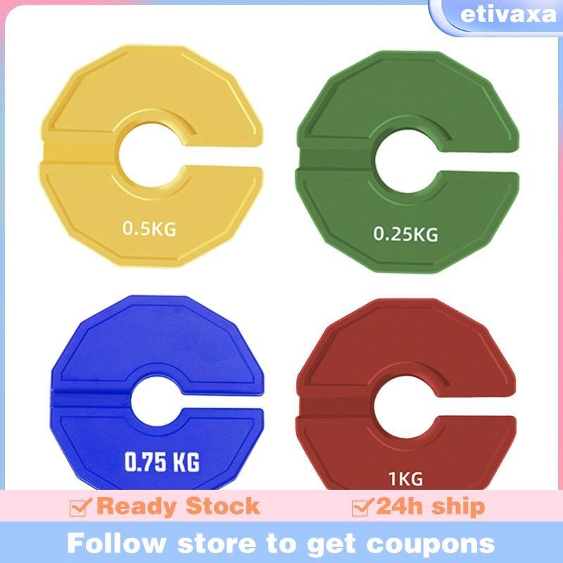 [Etivaxa] Gym Micro Plate แผ่นยกน้ําหนักขนาดกะทัดรัด Add-on Change Weight Plate Dumbell