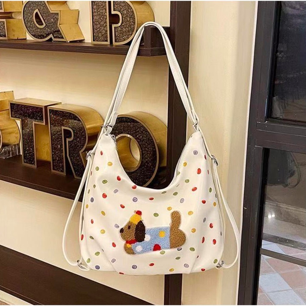 【พร้อมส่ง】miss bag fashion กระเป๋าสะพายข้าง สะพายหลังได้ ดีไซน์ไม่ซ้ำใคร ทันสมัย