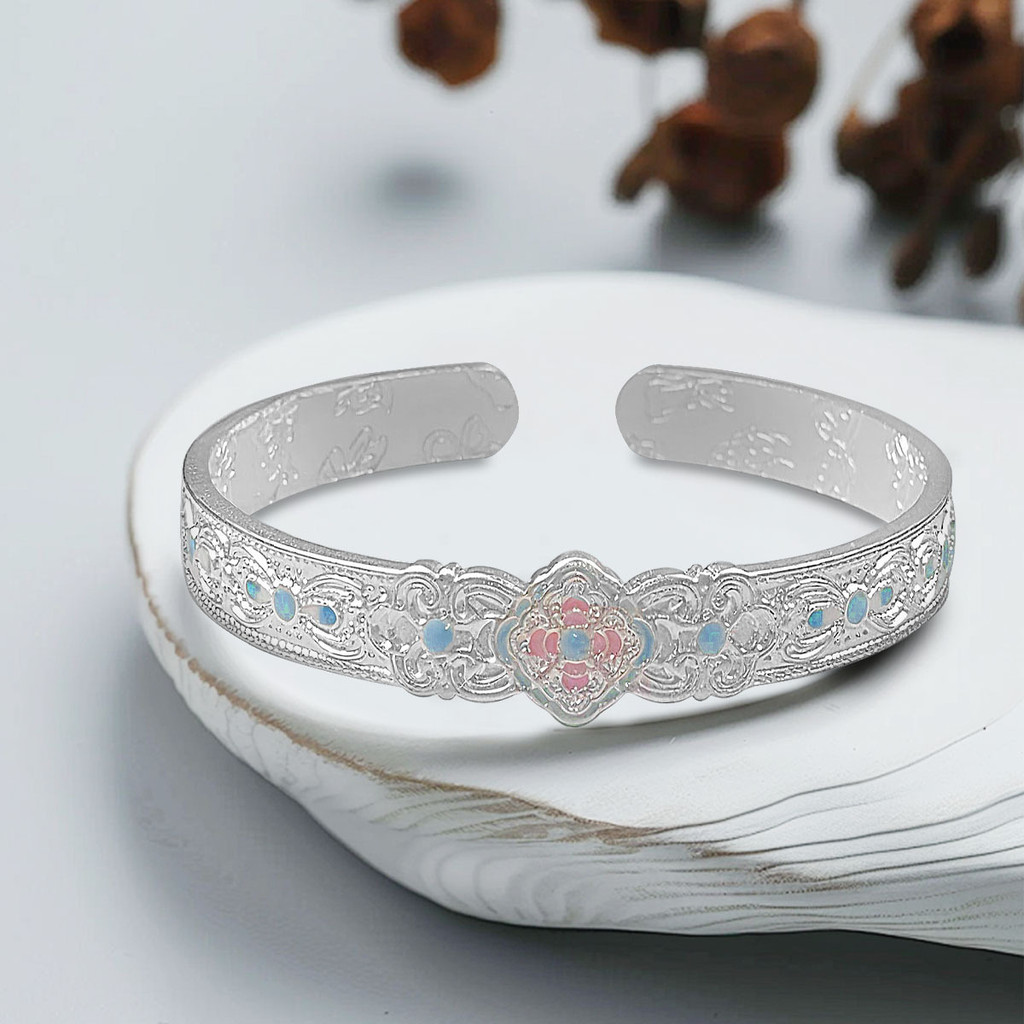 ใหม่แฟชั่น Clover สร้อยข้อมือสไตล์จีนใหม่ที่เรียบง่ายอเนกประสงค์ - รูปที่ 4