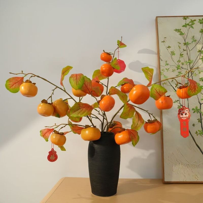 【ไทยยุ่น โฮม💕จัดส่งพัสดุไปรษณีย์ด่วน】แจกันเซรามิกสีขาวขนาดใหญ่หรูหราห้องนั่งเล่นตู้ทีวีเครื่องประดับ - รูปที่ 4