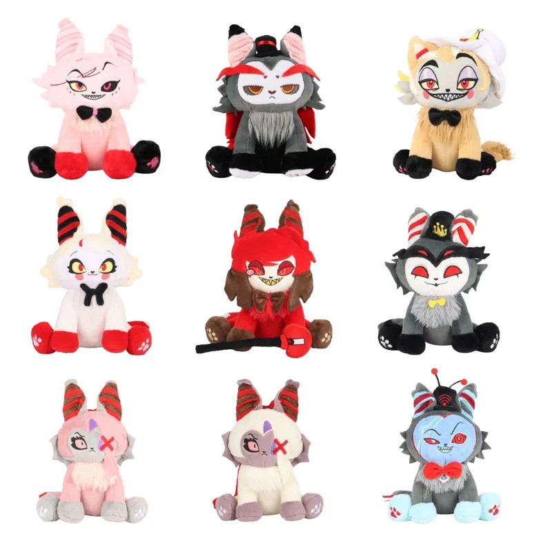 9Styles Hot Game Anime Plush Toys Anime Figure Cat Plushies Dolls Stuffed Animals Kids Toy Gifts Bir
