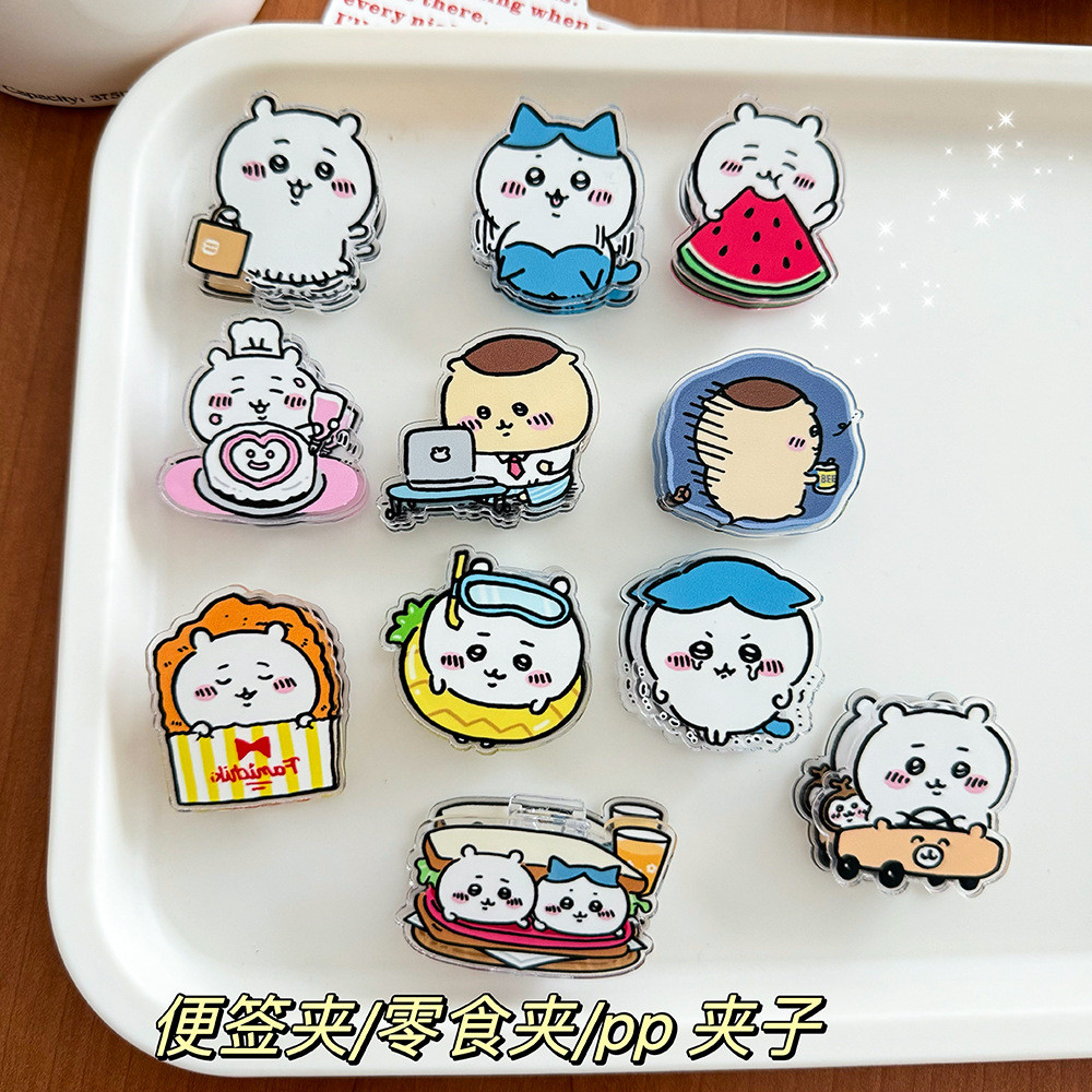 ตกแต่งการ์ตูน ของขวัญ เครื่องเขียน คลิปซีล คลิปโน้ต pp ins สาวนักเรียน น่ารัก สินค้าเล็กๆน้อยๆ