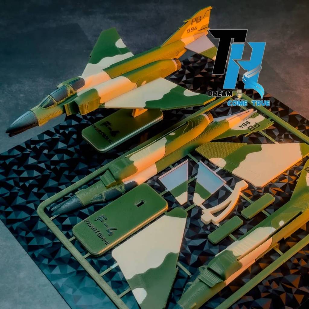 🛩️ F-4 Phantom II – Plane KitCard 3D พิมพ์