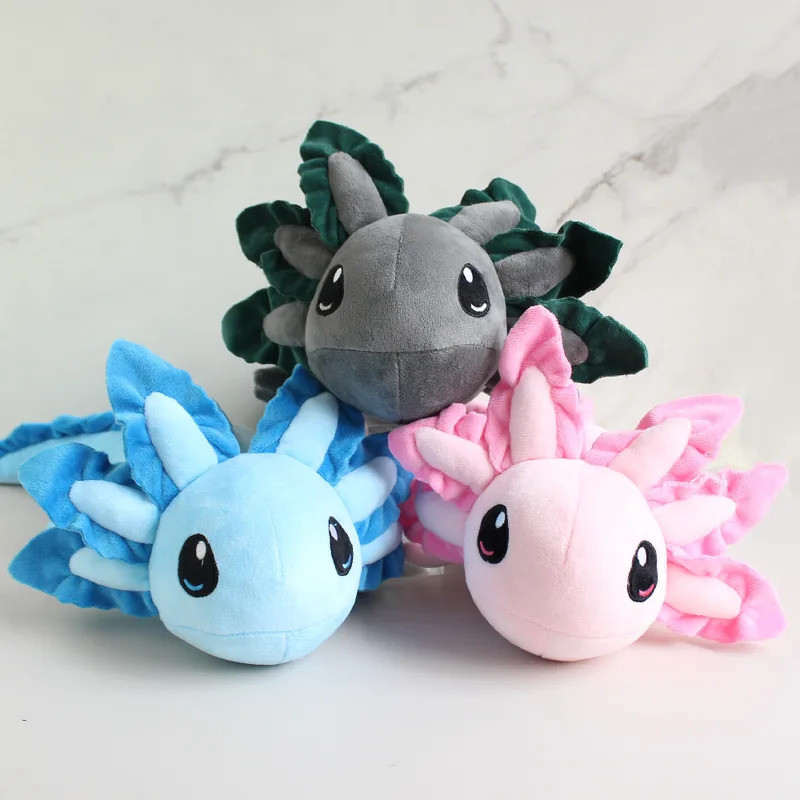 45cm Kawaii Axolotl Plush Toy Soft Stuffed Plushie Doll Cartoon Character Toys Kids Baby Chlidren Ch
