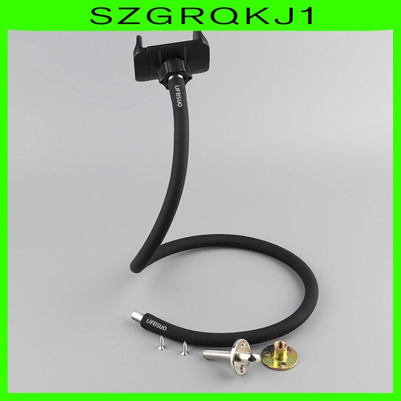 [szgrqkj1] ที่วางโทรศัพท์ ขาตั้งโทรศัพท์คอห่านยืดหยุ่นหนักมัลติฟังก์ชั่สากลปรับหมุนง่ายองศา
