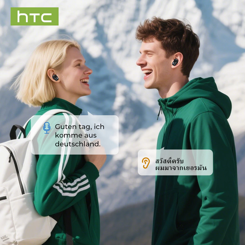 HTC NE16 หูฟังแปลภาษา AI บลูทูธ 6.0 thumbnail 5