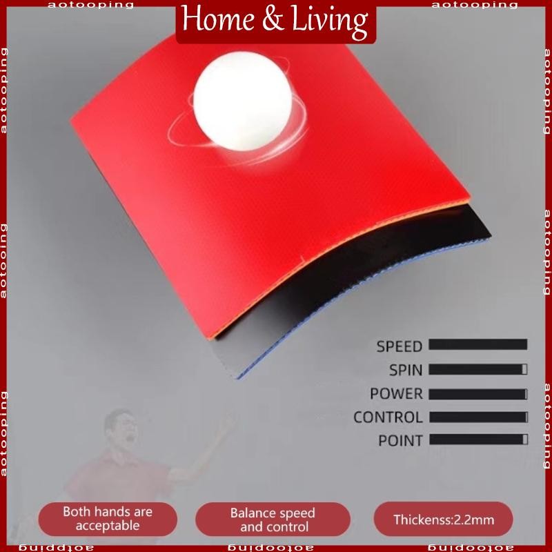 AOTO PingPong Sheet Rubber Table Tennis Bat Replacement Rubbers Sheet Enduring