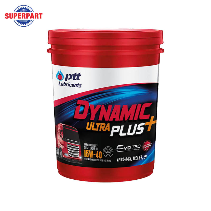 น้ำมันเครื่อง PTT DYNAMIC ULTRA PLUS(15W-40) 18L แถมT_SHIRT(408414)
