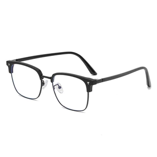 แว่นสายตายาว Photochromic ออกแดดเปลี่ยนสี ป้องกันรังสีอ่านหนังสือเกรด + 50 ~ + 400 แว่นตาแฟชั่นผู้ชาย กรอบโลหะสแควร์แสงสีฟ้าปิดกั้นคอมพิวเตอร์แว่นตาตาสําหรับผู้ชายผู้หญิงเปลี่ยนเลนส์ Salamin sa mata