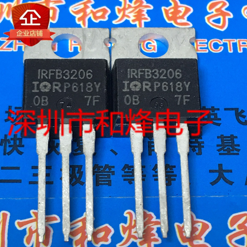 IRFB3206 IRFB3206PBF โกดังนําเข้าพร้อมสต็อก TO-220 MOS Field Effect Tube 60V 210A