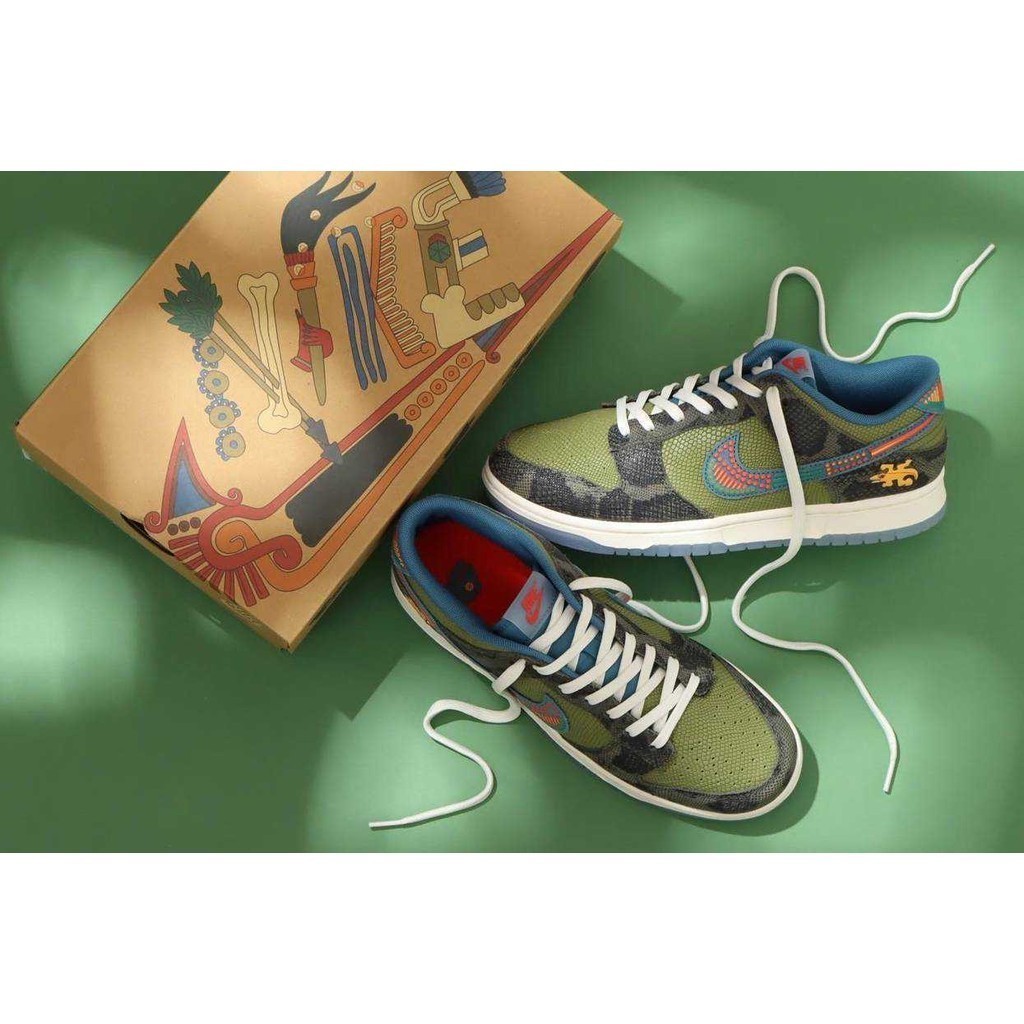 2025 ใหม่ Nike Dunk Low Siempre Familia DO2160-335MenM