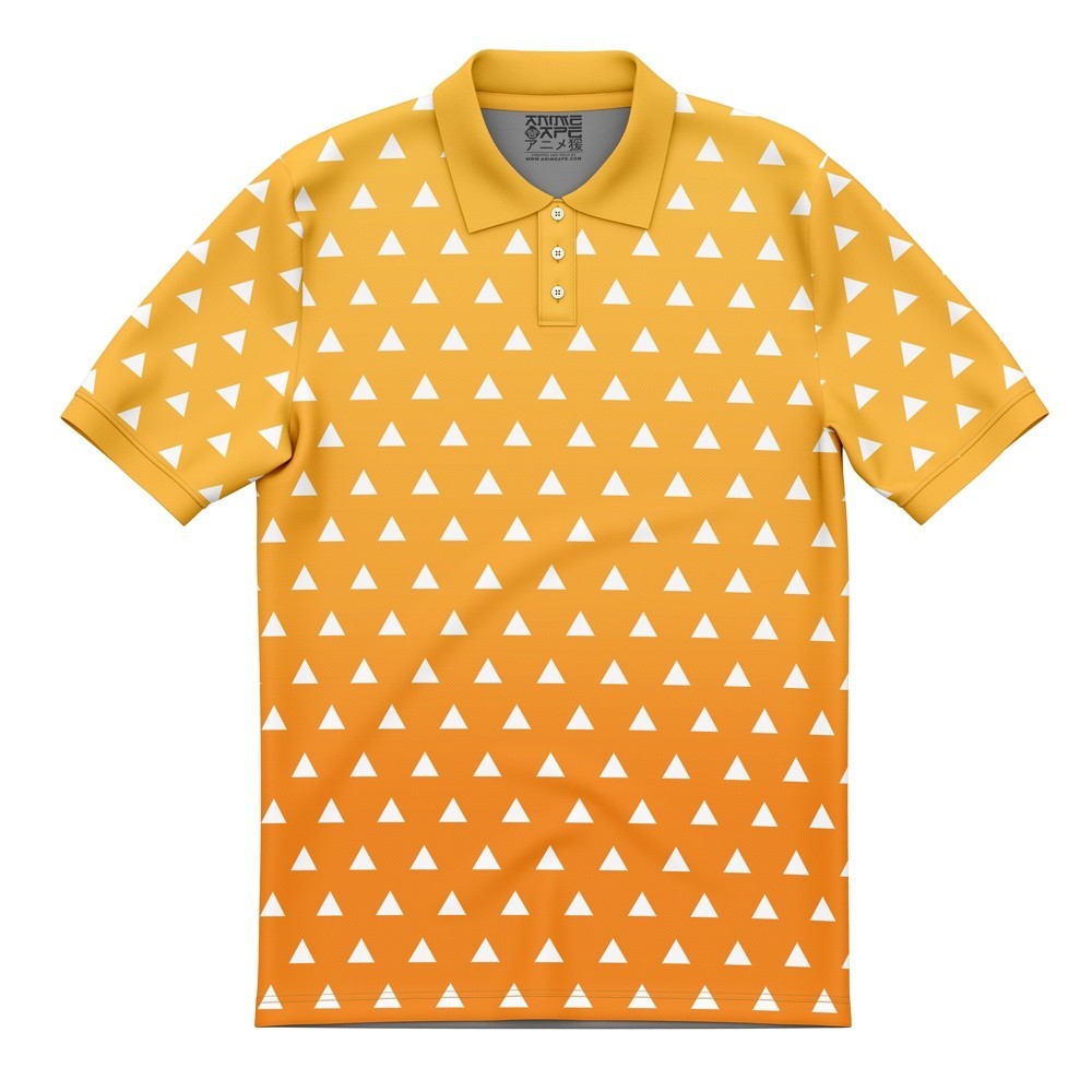 เสื้อโปโล Zenitsu Agatsuma Demon Slayer