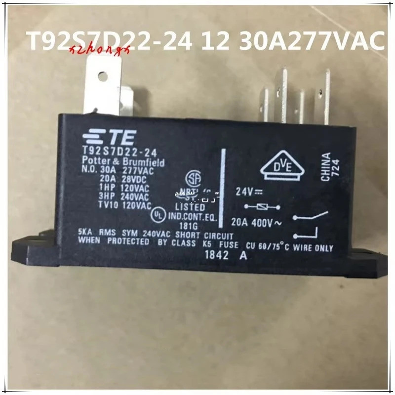 Tyco รีเลย์ T92P7D22-24 T92S7D22-24 24V