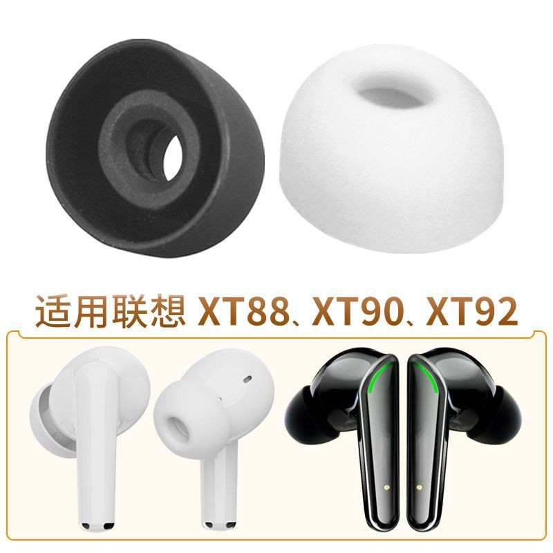 เหมาะสําหรับ Lenovo XT88 XT90 XT92 ที่ครอบหูชุดหูฟังบลูทูธซิลิโคนหูฟังปลั๊กอ่อนหัวยาง TWS อุปกรณ์เสร