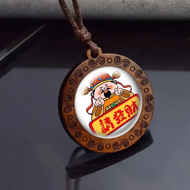 สร้อยคอแก้วแบบปรับได้สำหรับทุกเพศ สร้อยคอโชคลาภใหม่ อุปกรณ์เสริมจากอัญมณี เวลาความมั่งคั่ง - rr299/ 