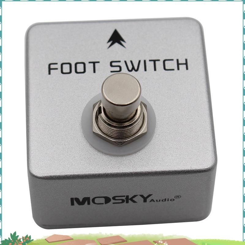 Super Foot Switch ล็อคได้เอฟเฟกต์เหยียบ Tap Tempo Switch เหยียบกีตาร์ Single Tap Effect Pedal Audio Channel Selector Switch