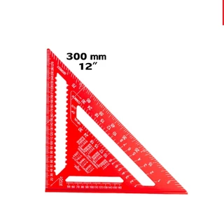 【Hygge】ฉากสามเหลี่ยมอลูมิเนียม วัดมุม 7 นิ้ว 12 นิ้ว | Layout Tool Triangle Ruler Protractor