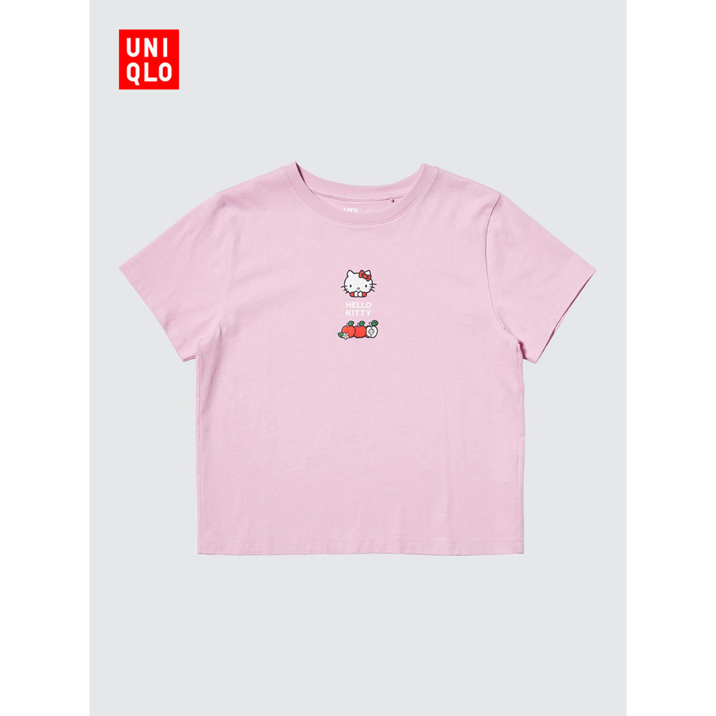 เสื้อยืดแขนสั้นพิมพ์ลาย Uniqlo Womens UT SANRIO 25 Spring Summer สไตล์ใหม่480677