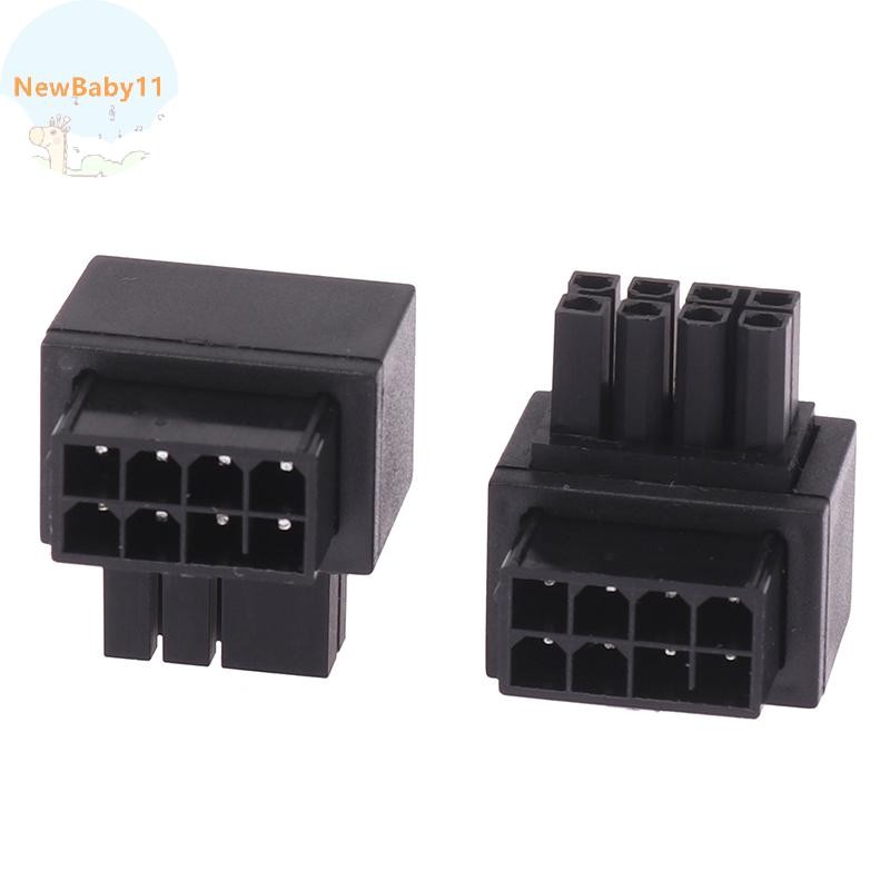 NewBaby 8PIN CPU เมนบอร์ด 8PIN 90 องศาพวงมาลัยเชื่อมต่ออินเทอร์เฟซอะแดปเตอร์ VN