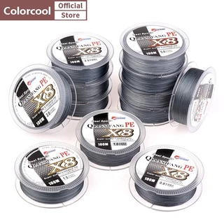 TH 100M 8 Strands PE สายตกปลา Multifilament สายตกปลาที่แข็งแกร่ง Travel Sea/Stream สายตกปลา HH
