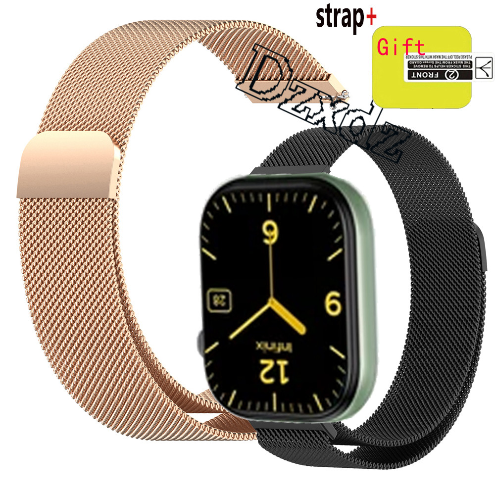 Infinix XWatch H4 สายสแตนเลสสําหรับ Infinix XWatch 3 สมาร์ทวอทช์เปลี่ยนสร้อยข้อมืออุปกรณ์เสริม