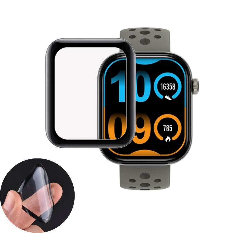Infinix XWatch H4 ตัวป้องกันหน้าจอโค้งเต็มรูปแบบสําหรับอุปกรณ์เสริม Infinix XWatch 3 ตัวป้องกันหน้าจ
