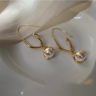 ใหม่ อินเทรนด์ สายบิดต่างหู มุกหญิง ซอกเฉพาะแสง หรูหรา ไฮเอน…