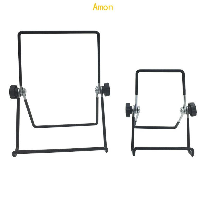 Amon Universal Holder 180° ขาตั้งโลหะแบบพับได้แบบปรับได้สําหรับแท็บเล็ตโทรศัพท์มือถือ