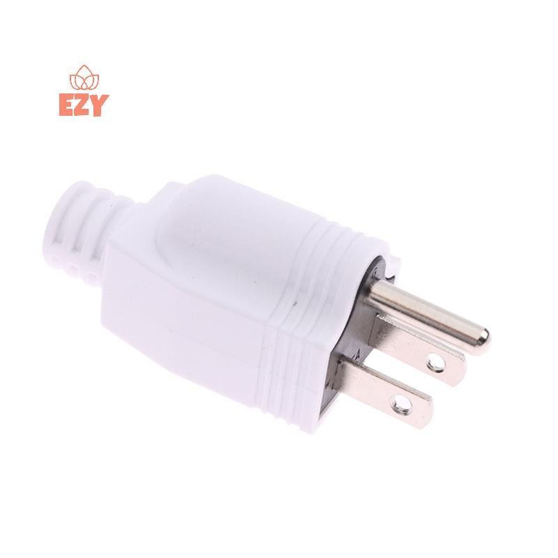 EZY US อเมริกัน 3 ขา 5-15P AC ไฟฟ้าปลั๊กชาย Adaptor อะแดปเตอร์สายไฟ Rewireable สายไฟเชื่อมต่อใหม่