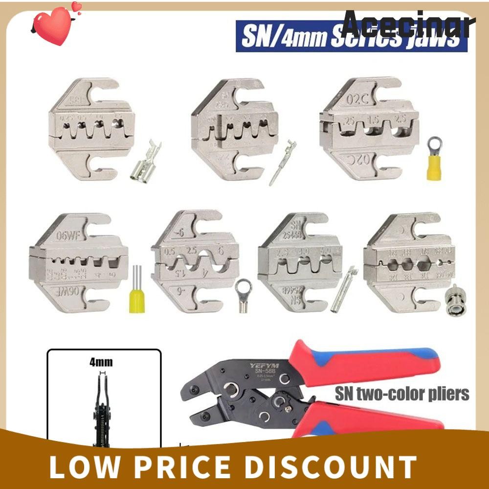 ACECINAR CRIMPING คีมขากรรไกร, SN-2546B 02C 06WF 2549 03H SN CRIMPING คีม Jaw, 48B 58B ความกว้าง 4 ม